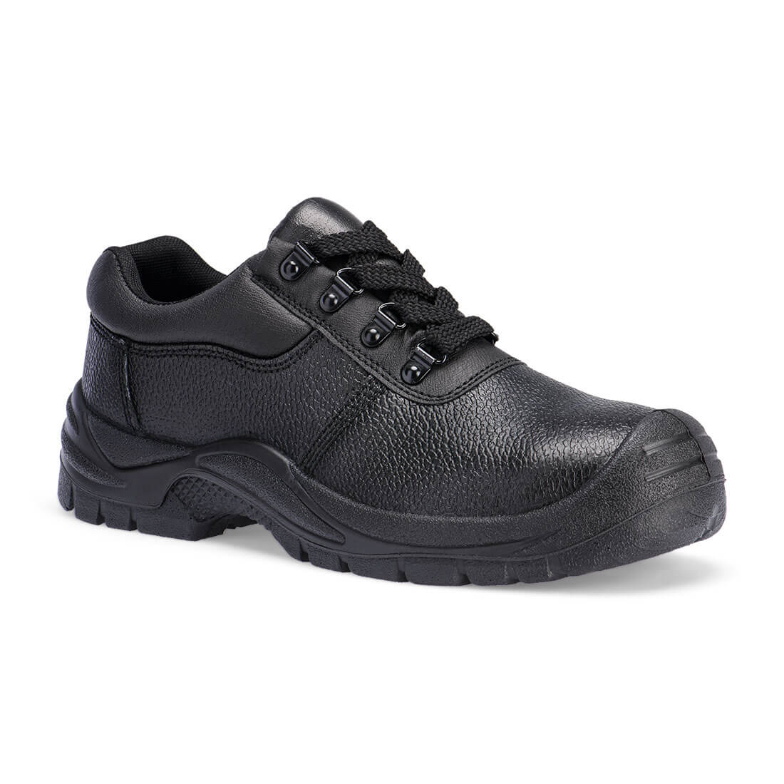 Portwest ESF02 — Steel Split Leather Low Shoe S1P FO SR