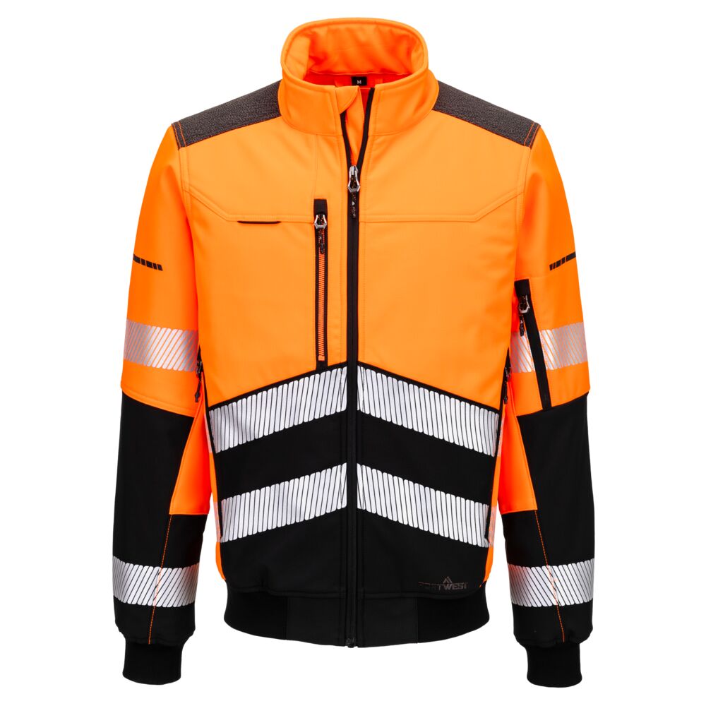 Portwest EV468 — EV4 Hi-Vis Softshell Bomber (3L)