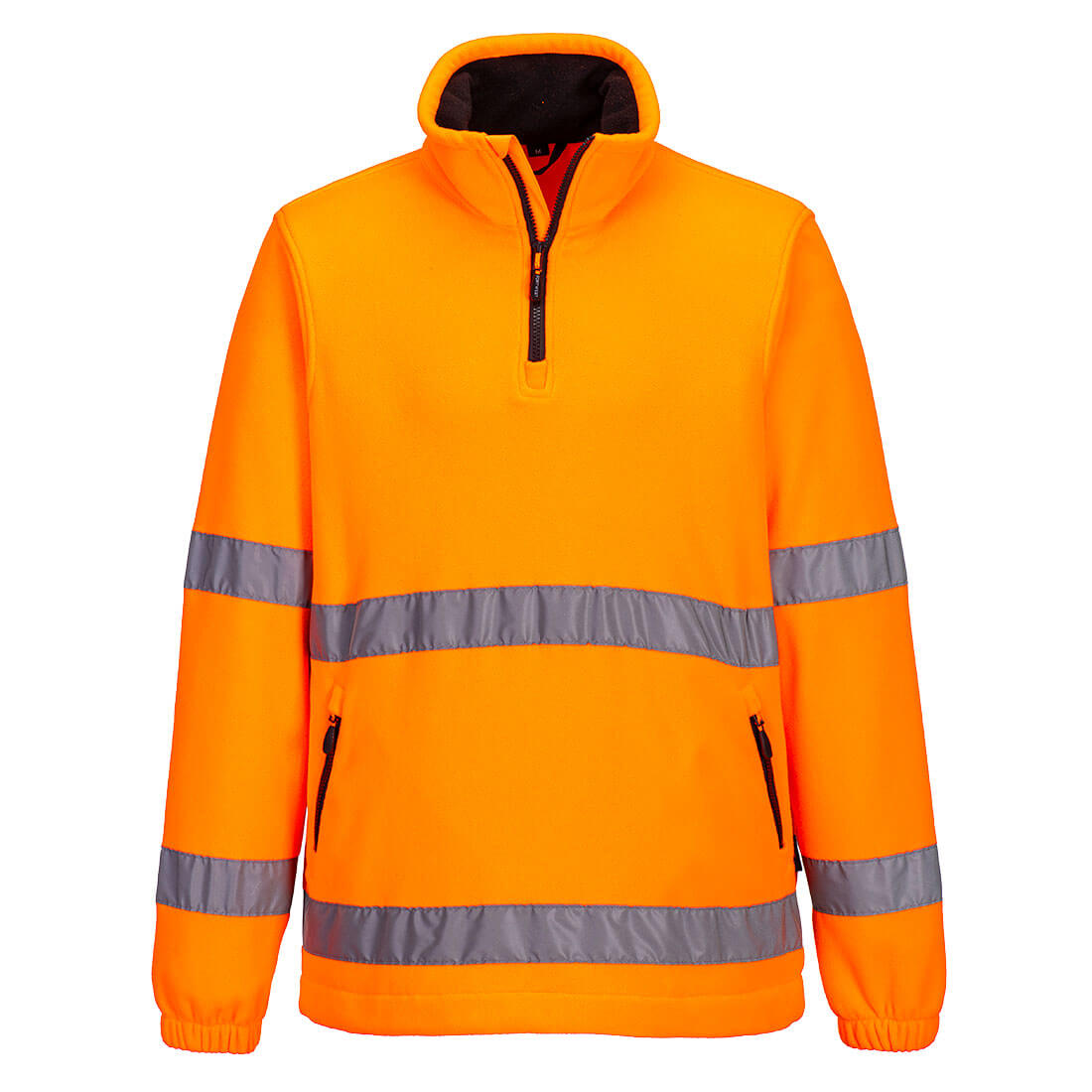 Portwest F302 — Hi-Vis 1/2 Zip Fleece