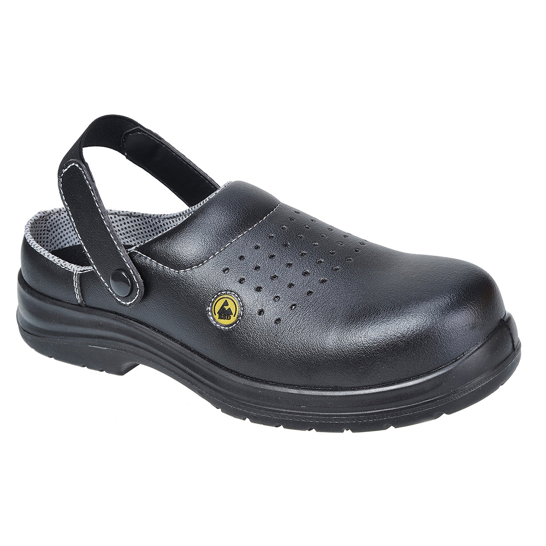 Portwest FC03 — Composite Microfibre Clog SB ESD SRC A E FO
