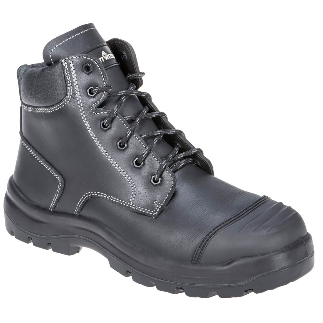 Portwest FD10 — Steel Leather Mid Boot S3 HRO FO SC HI CI LG SR
