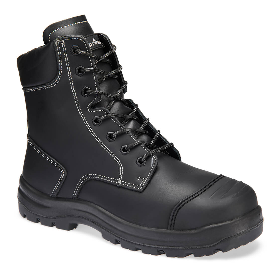 Portwest FD15 — Steel Leather High Boot S3 HRO FO SC HI CI LG SR
