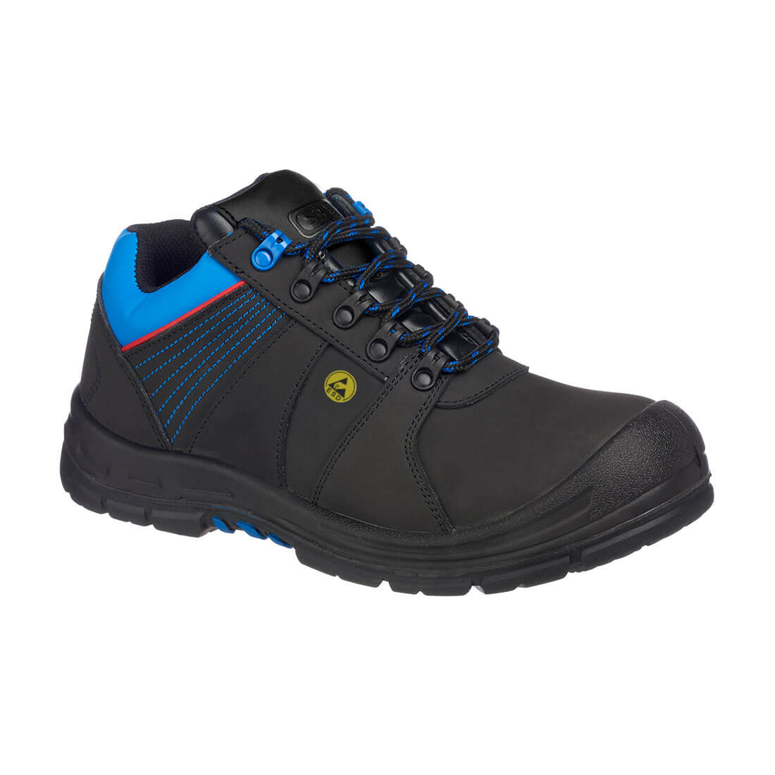 Portwest FD27 — Composite Action Nubuck Low Shoe S3 ESD HRO SRC