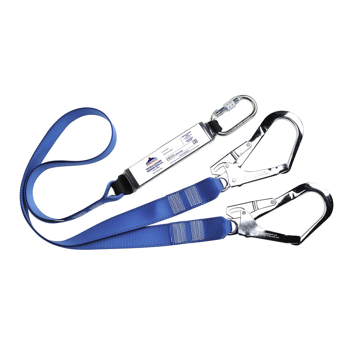 Portwest FP51 — Double Webbing 1.8m Lanyard With Shock Absorber