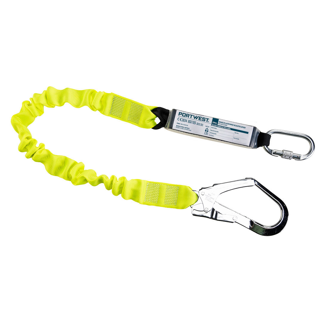 Portwest FP53 — Single Elasticated 1.8m Lanyard With Shock Absorber