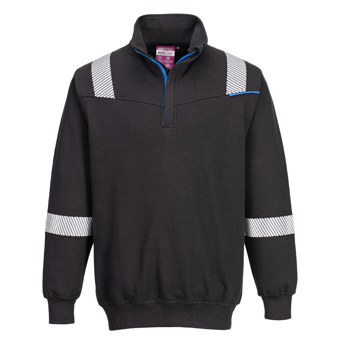 Portwest FR710 — WX3 Modaflame Knit FR 1/4 Zip Sweatshirt