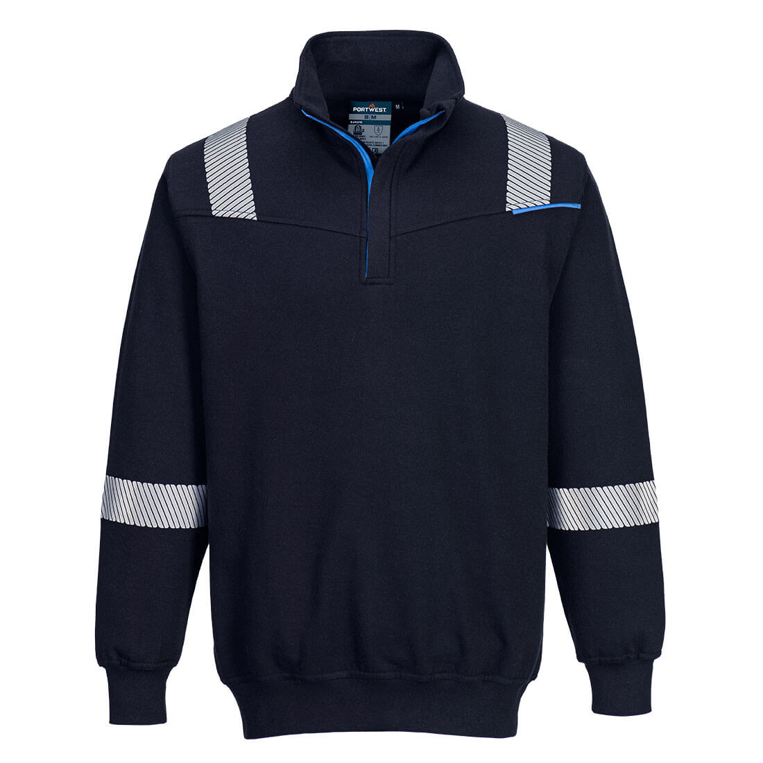Portwest FR710 — WX3 Modaflame Knit FR 1/4 Zip Sweatshirt