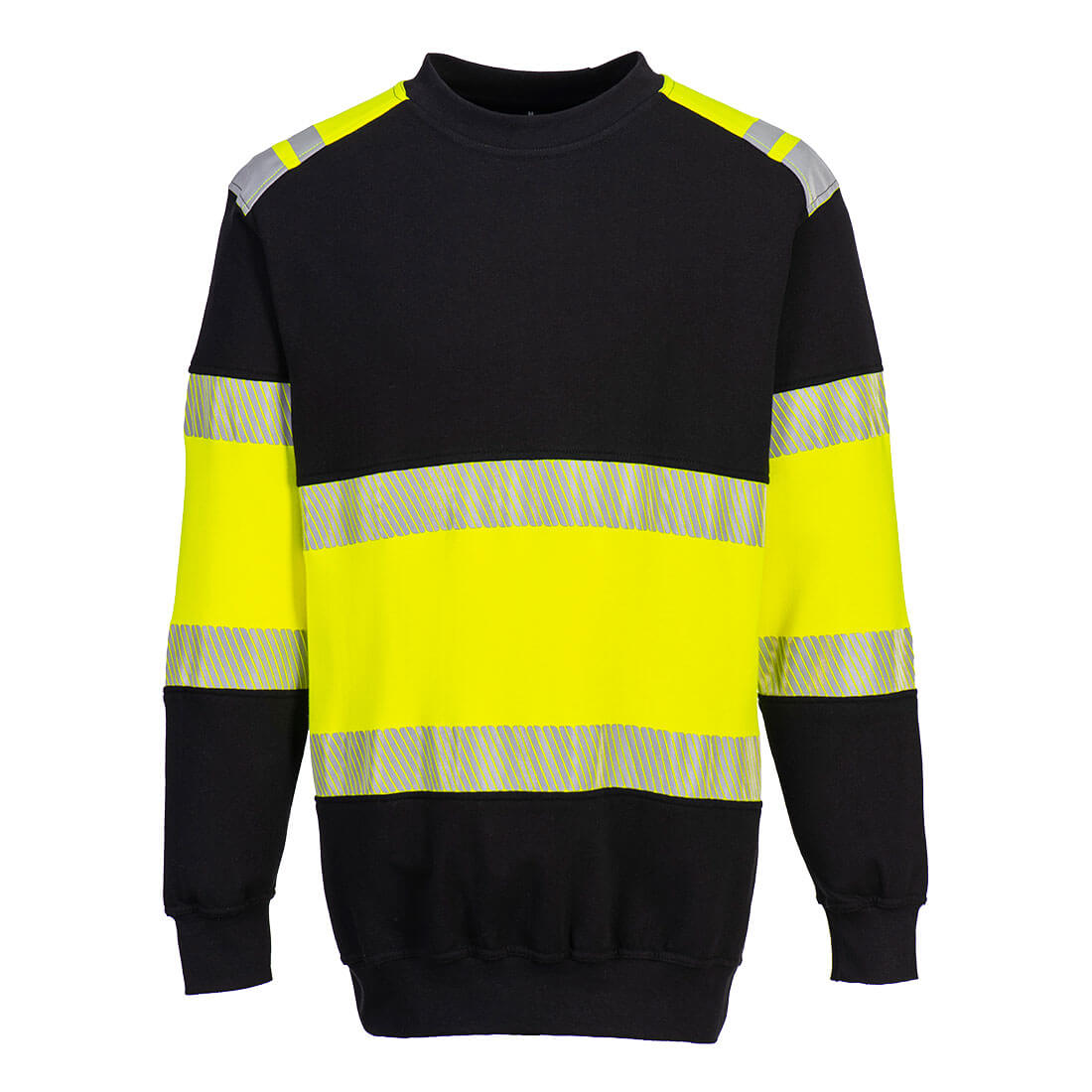 Portwest FR716 — PW3 Modaflame Knit Hi-Vis Class 1 FR Sweatshirt