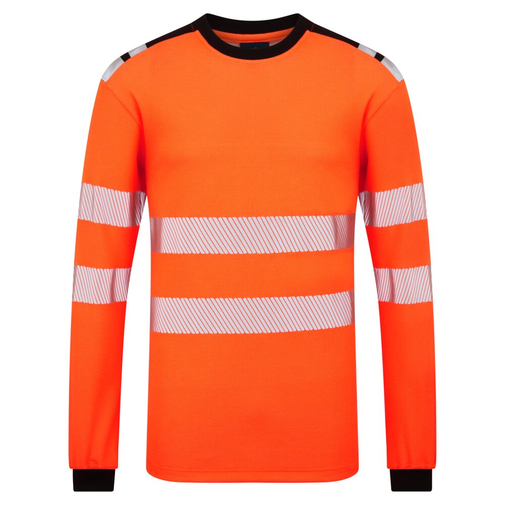 Portwest FR736 — PW3 Modaflame Knit HVO FR Long Sleeve T-Shirt