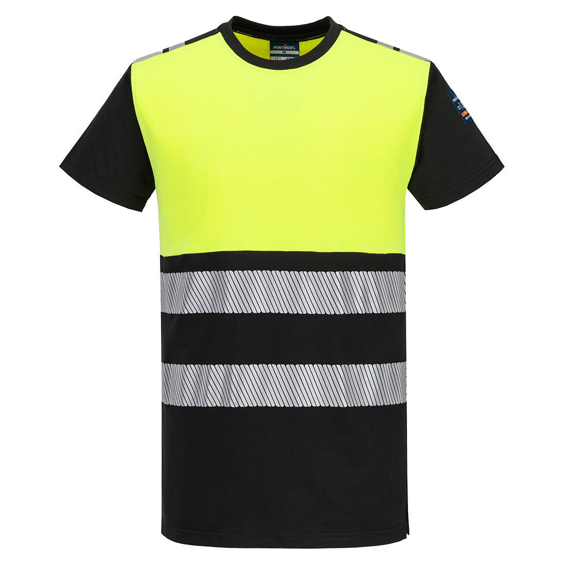Portwest FR775 — PW3 Modaflame Knit Hi-Vis Class 1 FR Short Sleeve T-Shirt