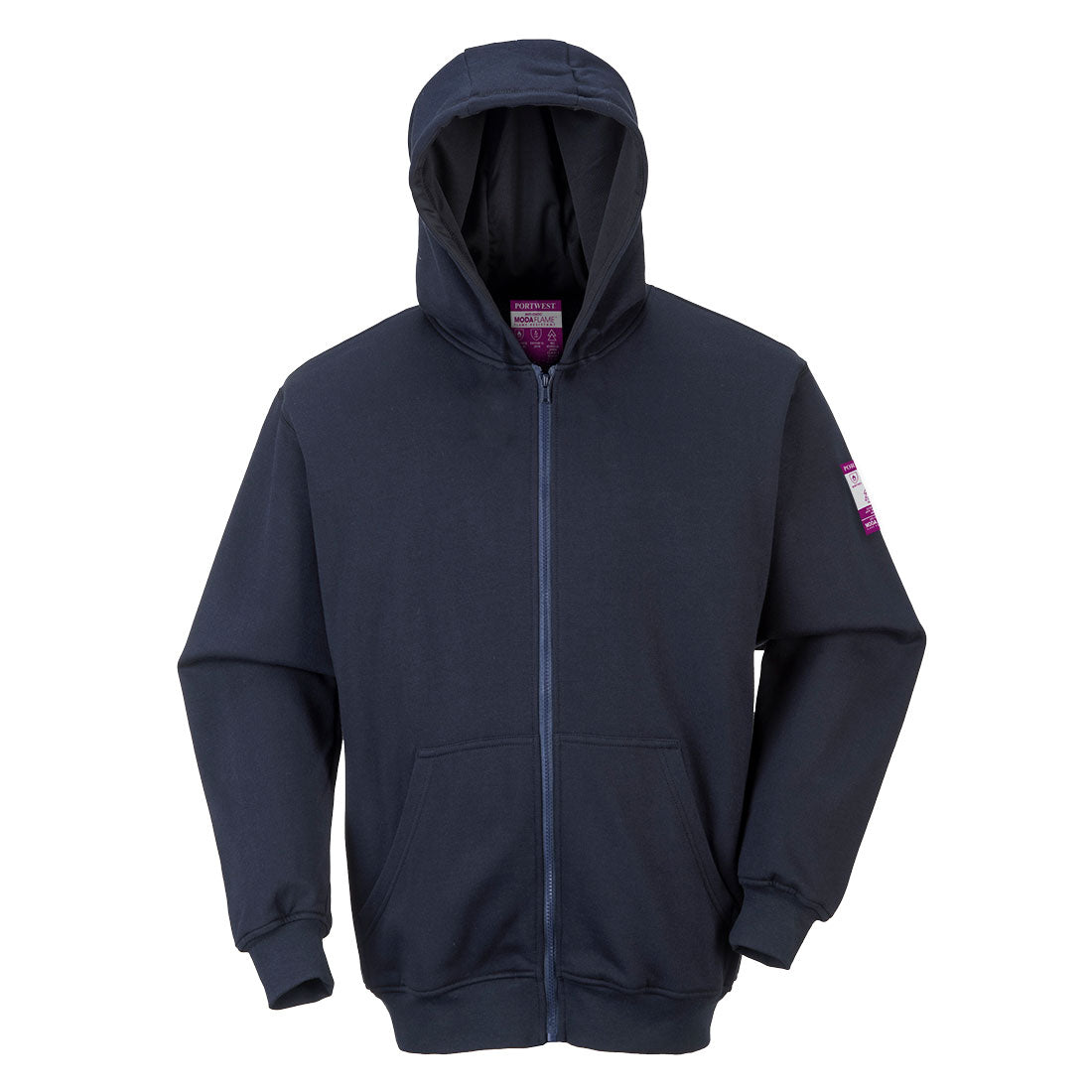 Portwest FR81 — Modaflame Knit FR Full Zip Hooded Sweatshirt