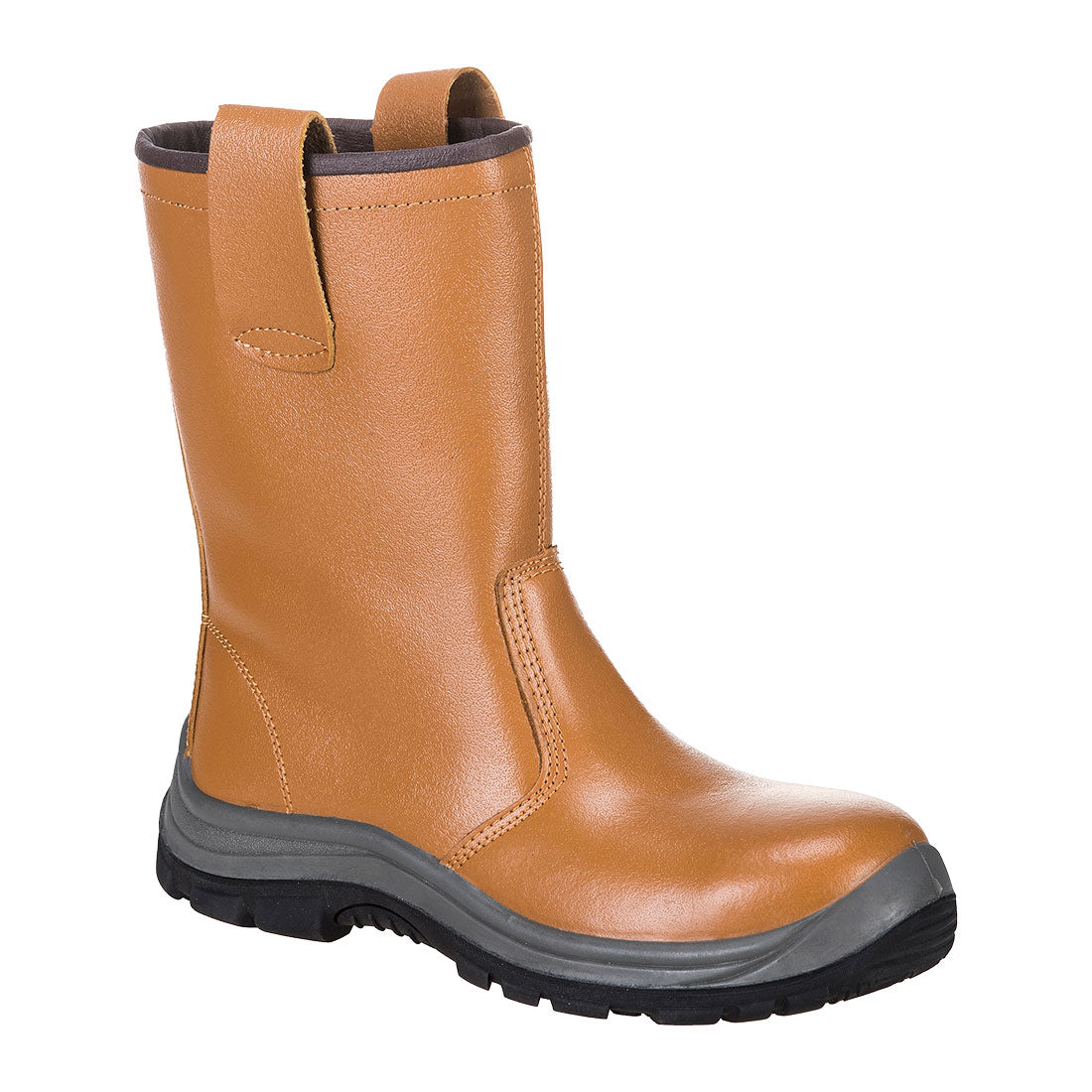 Portwest FW06 — Steel Action Leather Rigger Boot S1P HRO SRC CI