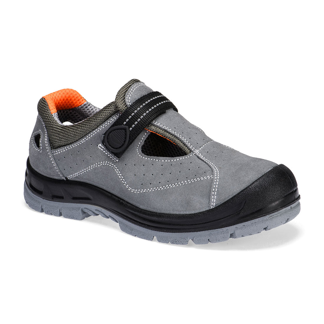 Portwest FW42 — Steel Cow Suede Leather Sandal S1 SR FO