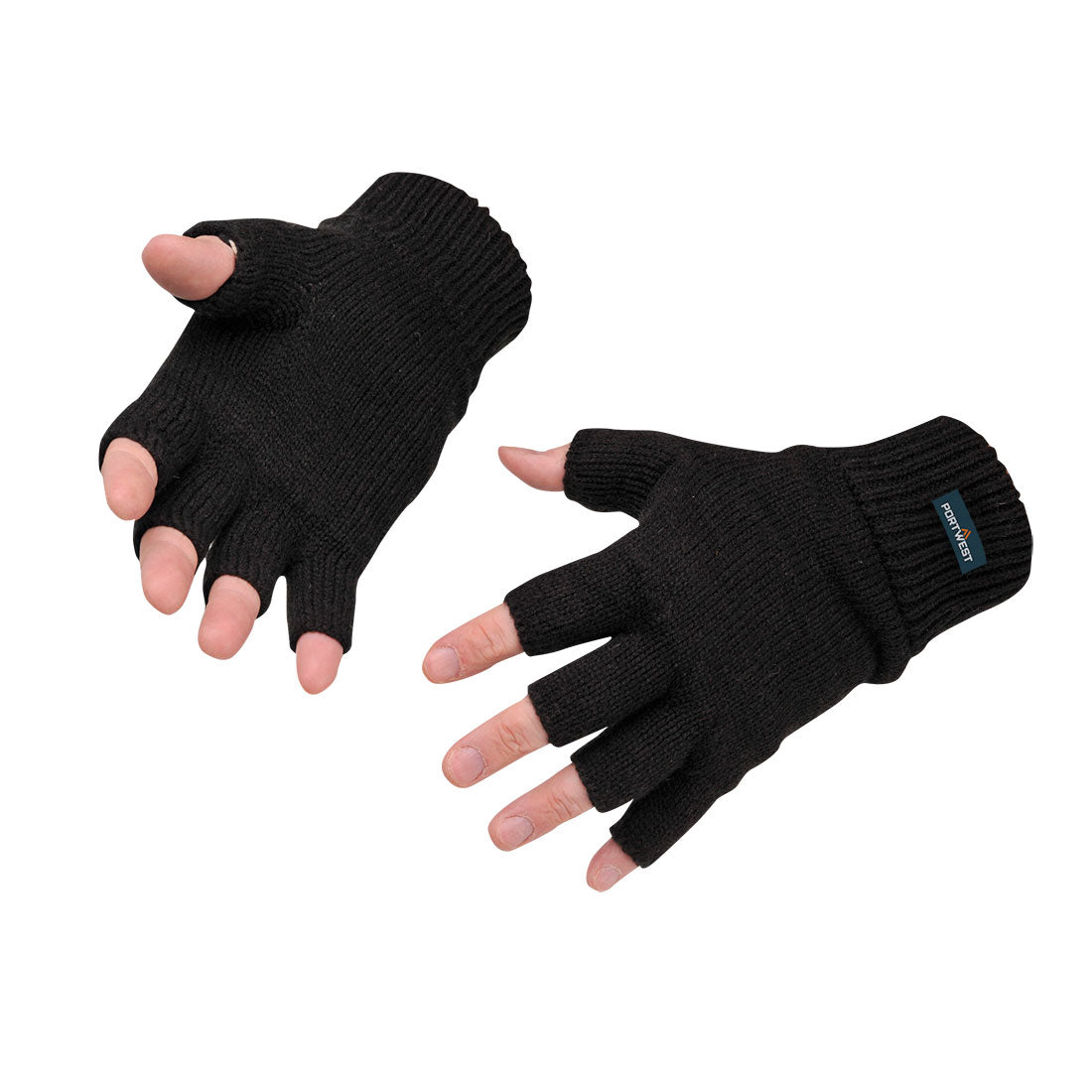 Portwest GL14 — Insulated Fingerless Knit Glove