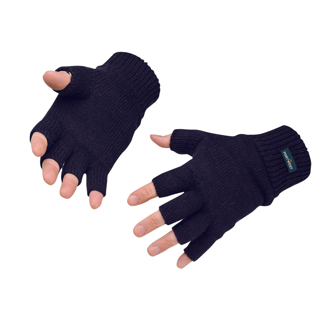 Portwest GL14 — Insulated Fingerless Knit Glove