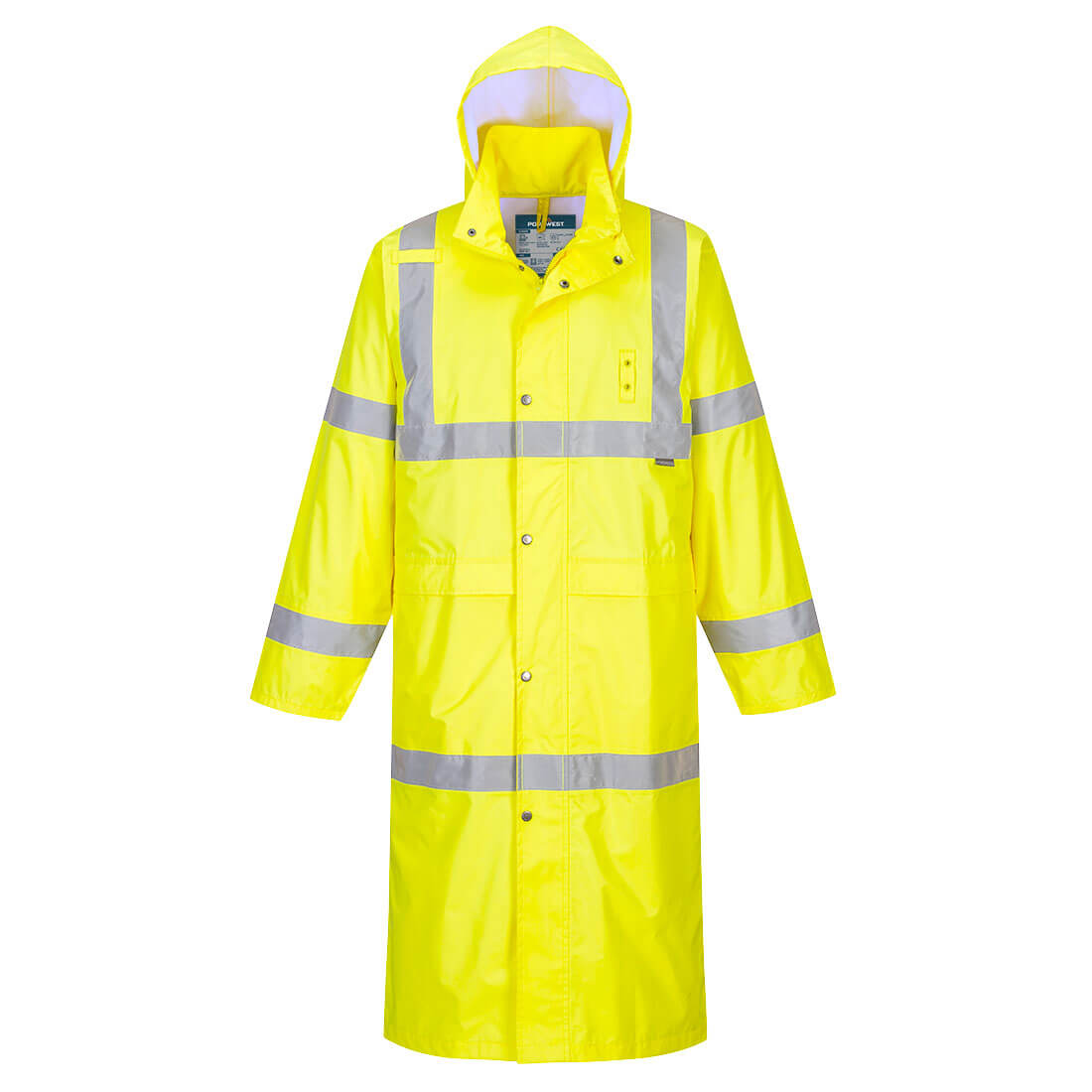 Portwest H445 — Hi-Vis Rain Coat 122cm