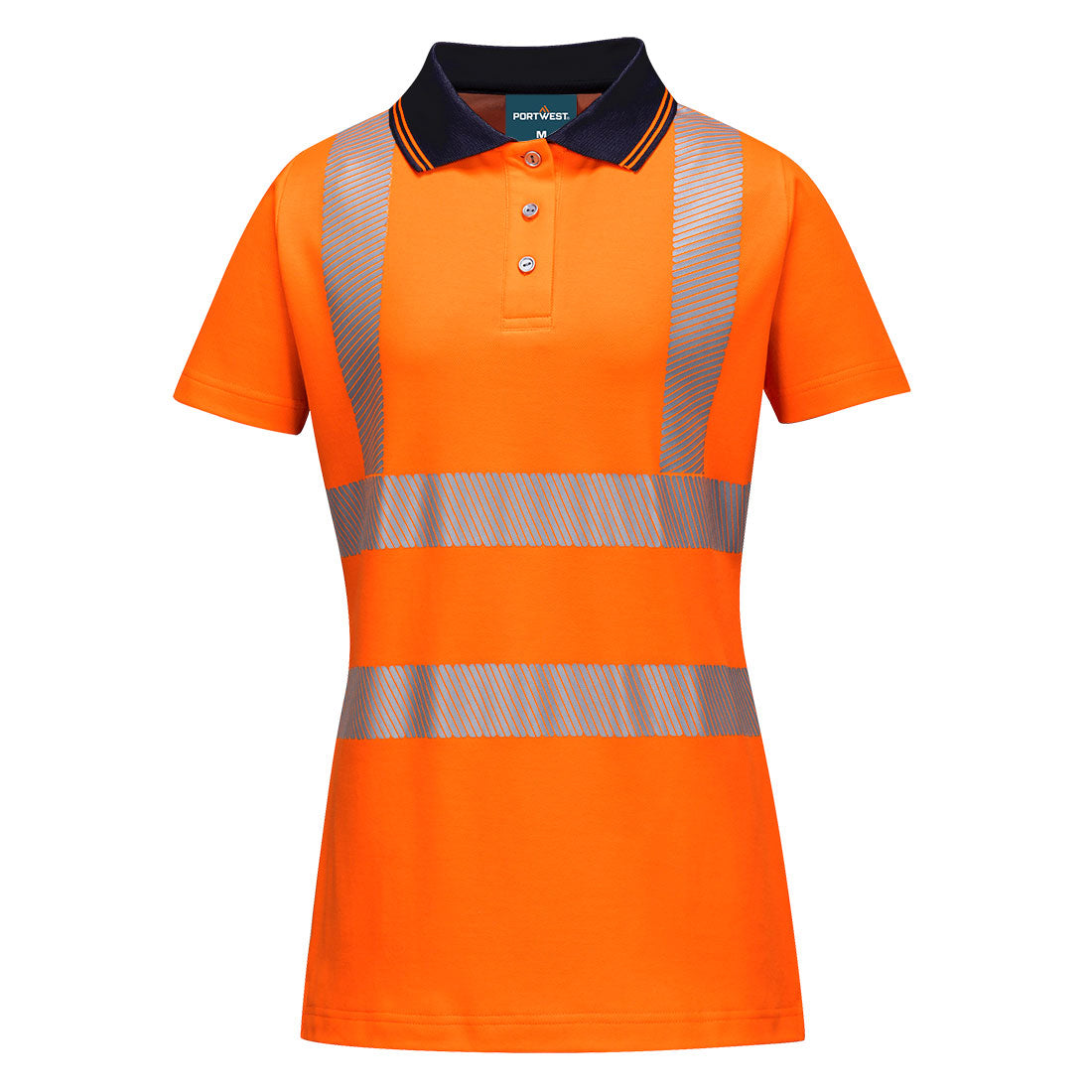 Portwest LW72 — Hi-Vis Women's Cotton Comfort Pro Polo Shirt S/S