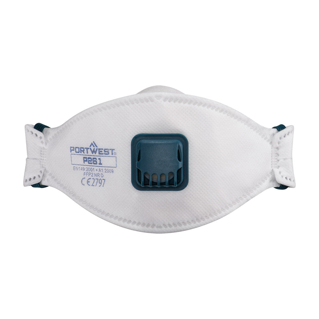 Portwest P261 — Trifold Valved Dolomite FFP2 Respirator (Pk10)