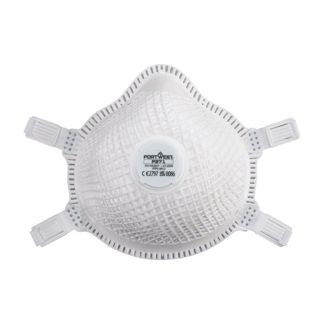 Portwest P371 — ERGONET FFP3 Valved Dolomite Respirator (Pk5)