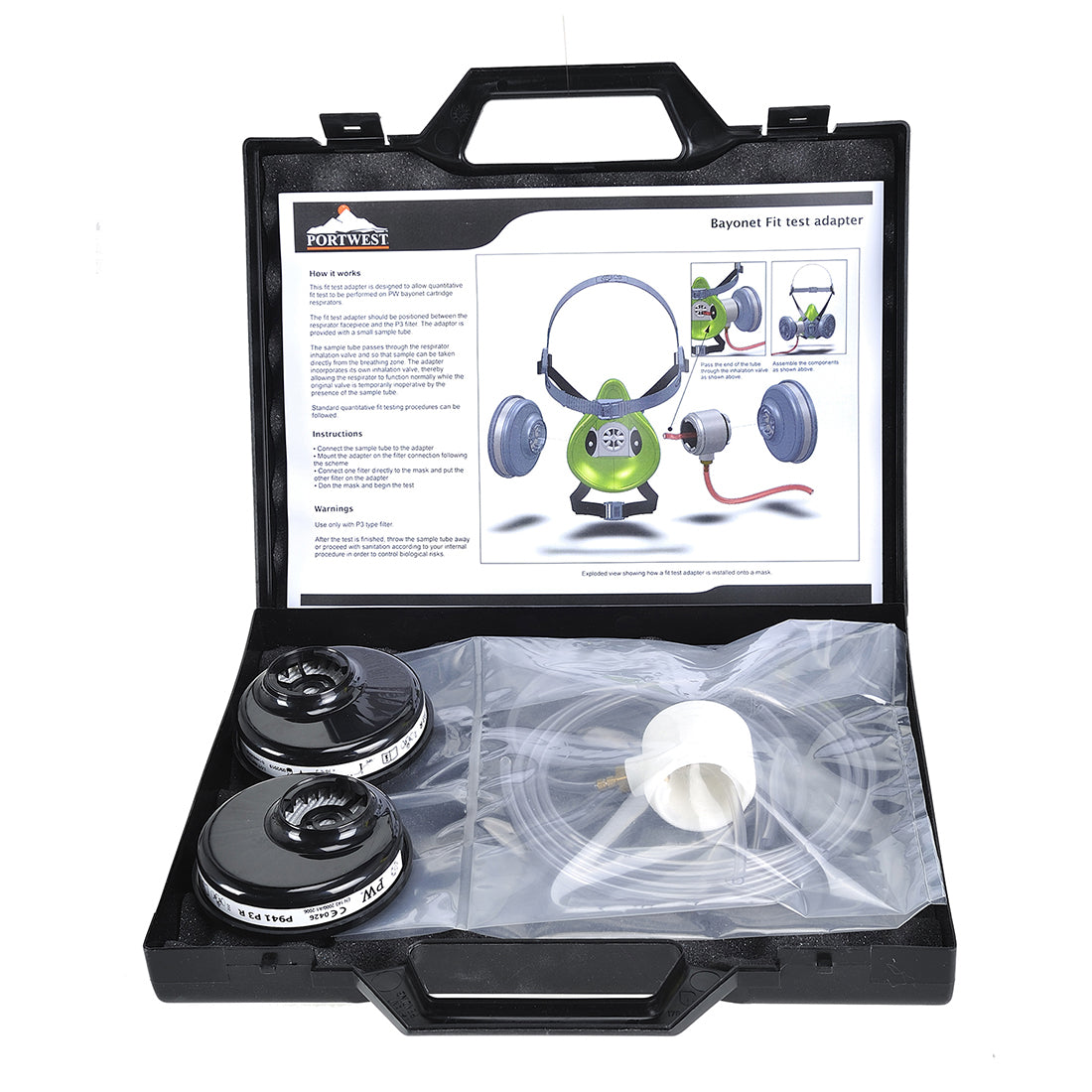 Portwest P999 — Bayonet Fit Test Adapter Kit