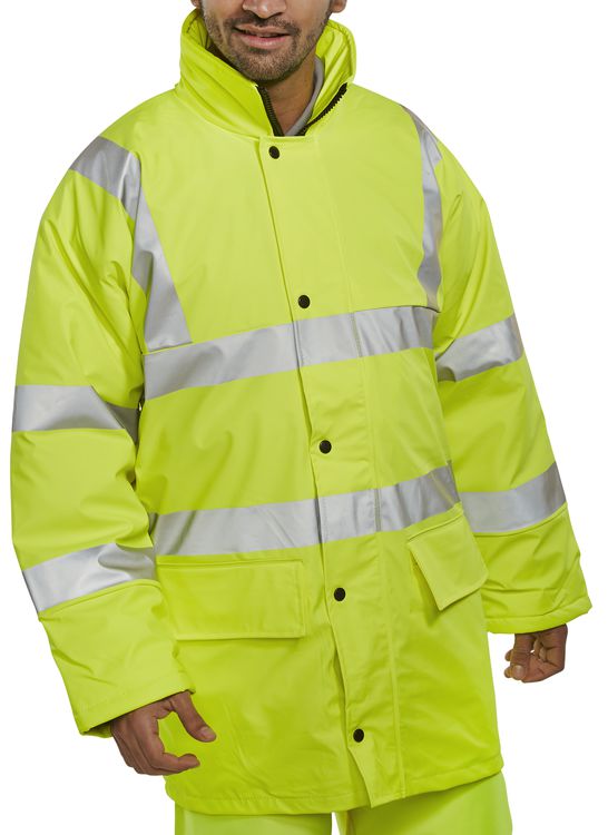 Beeswift PULJ471SYXXXL — BSEEN PU JACKET LINED SY 3XL
