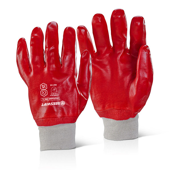 Beeswift PVCFCKWN — PVC FULLY COATED KNITTED WRIST GLOVE