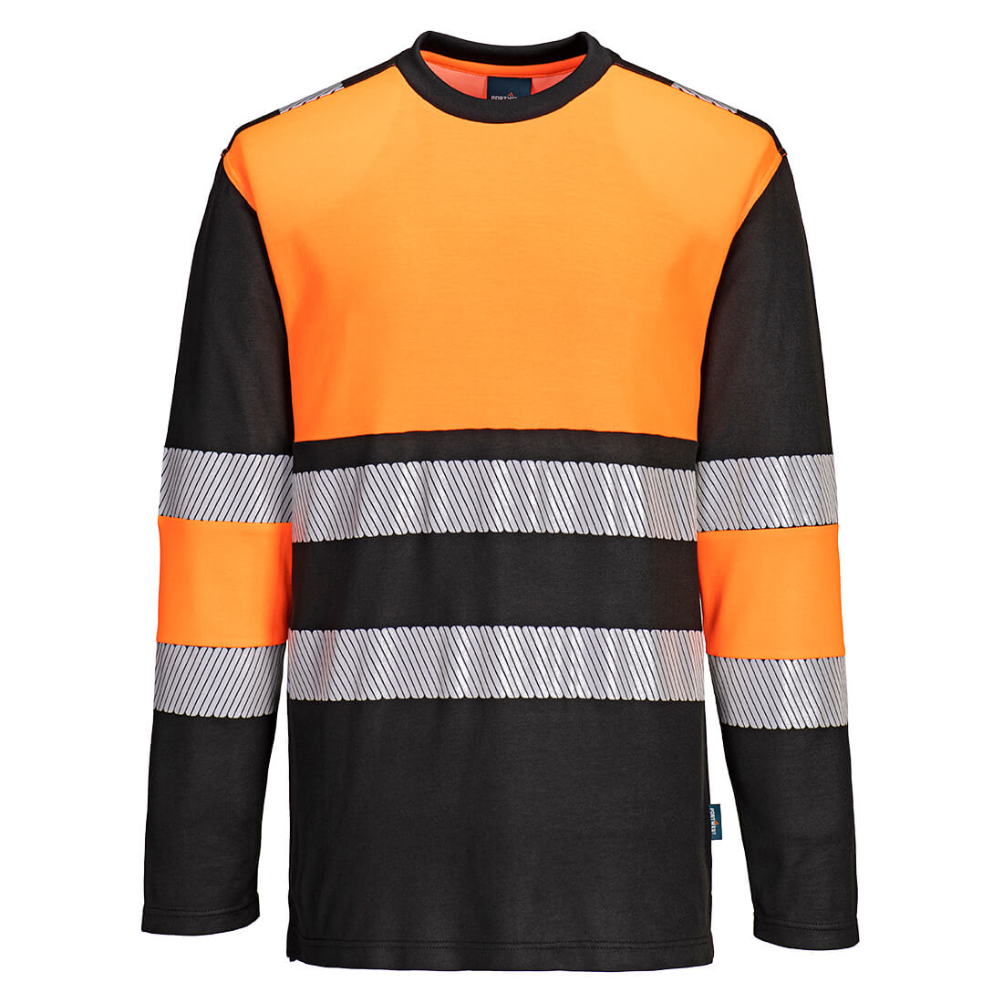 Portwest PW312 — PW3 Hi-Vis Cotton Comfort Class 1 T-Shirt L/S