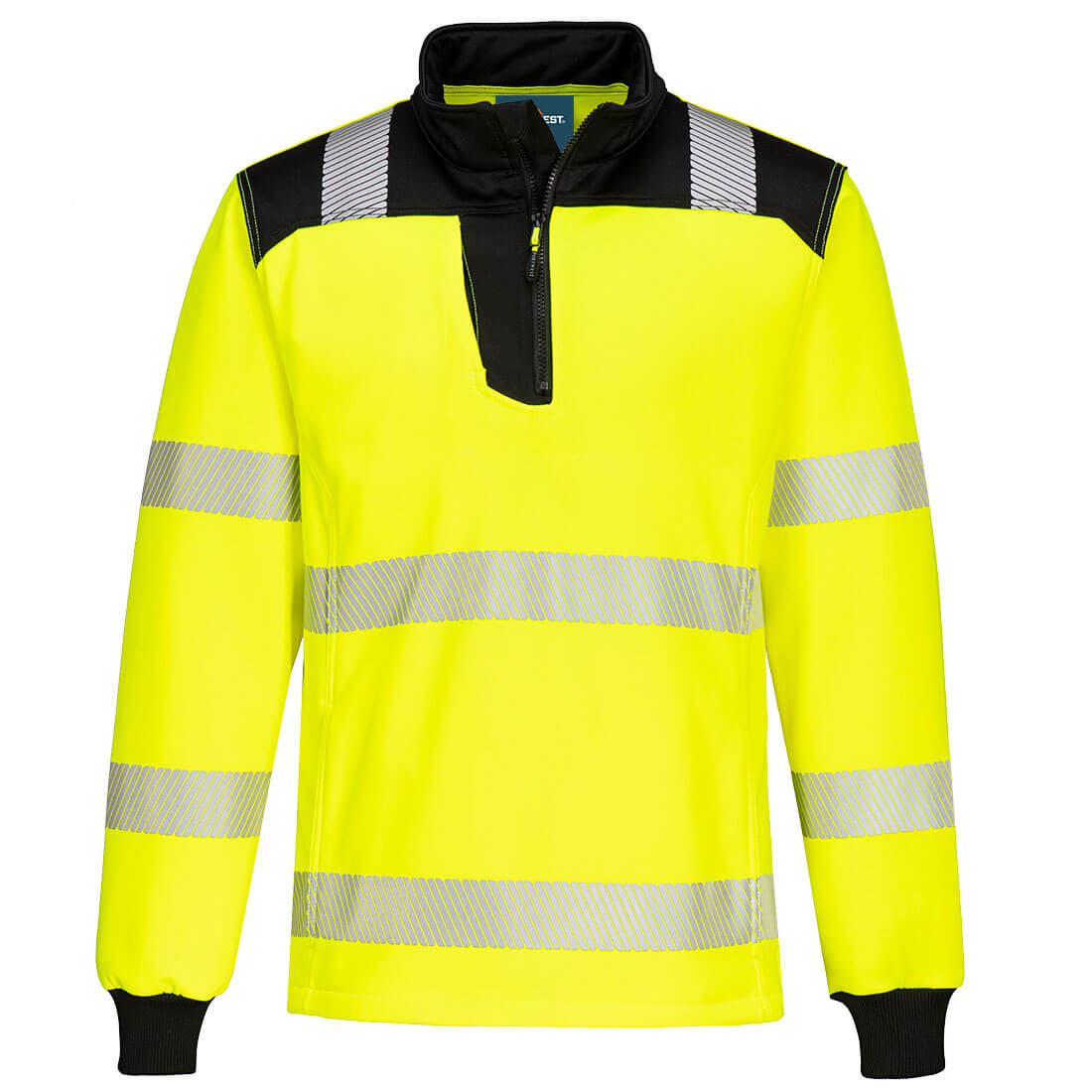 Portwest PW326 — PW3 Hi-Vis 1/4 Zip Sweatshirt