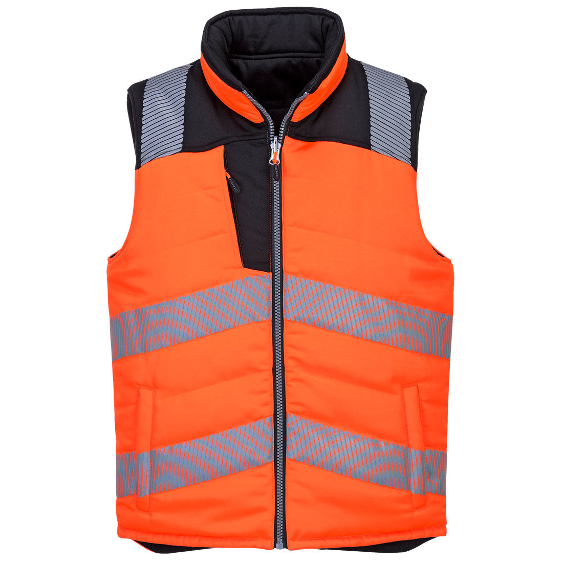 Portwest PW374 — PW3 Hi-Vis Reversible Bodywarmer