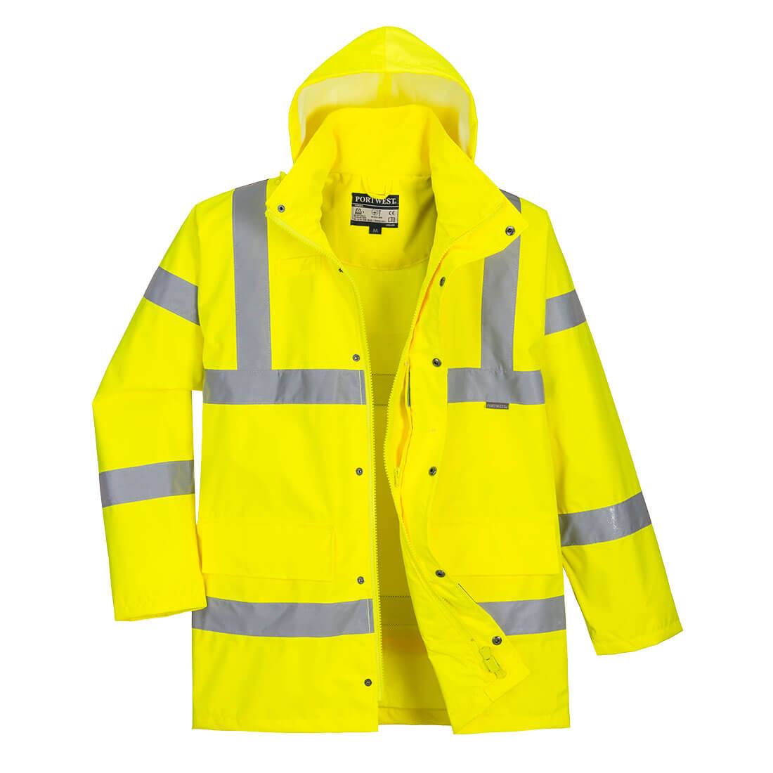 Portwest RT60 — Hi-Vis Breathable Rain Traffic Jacket