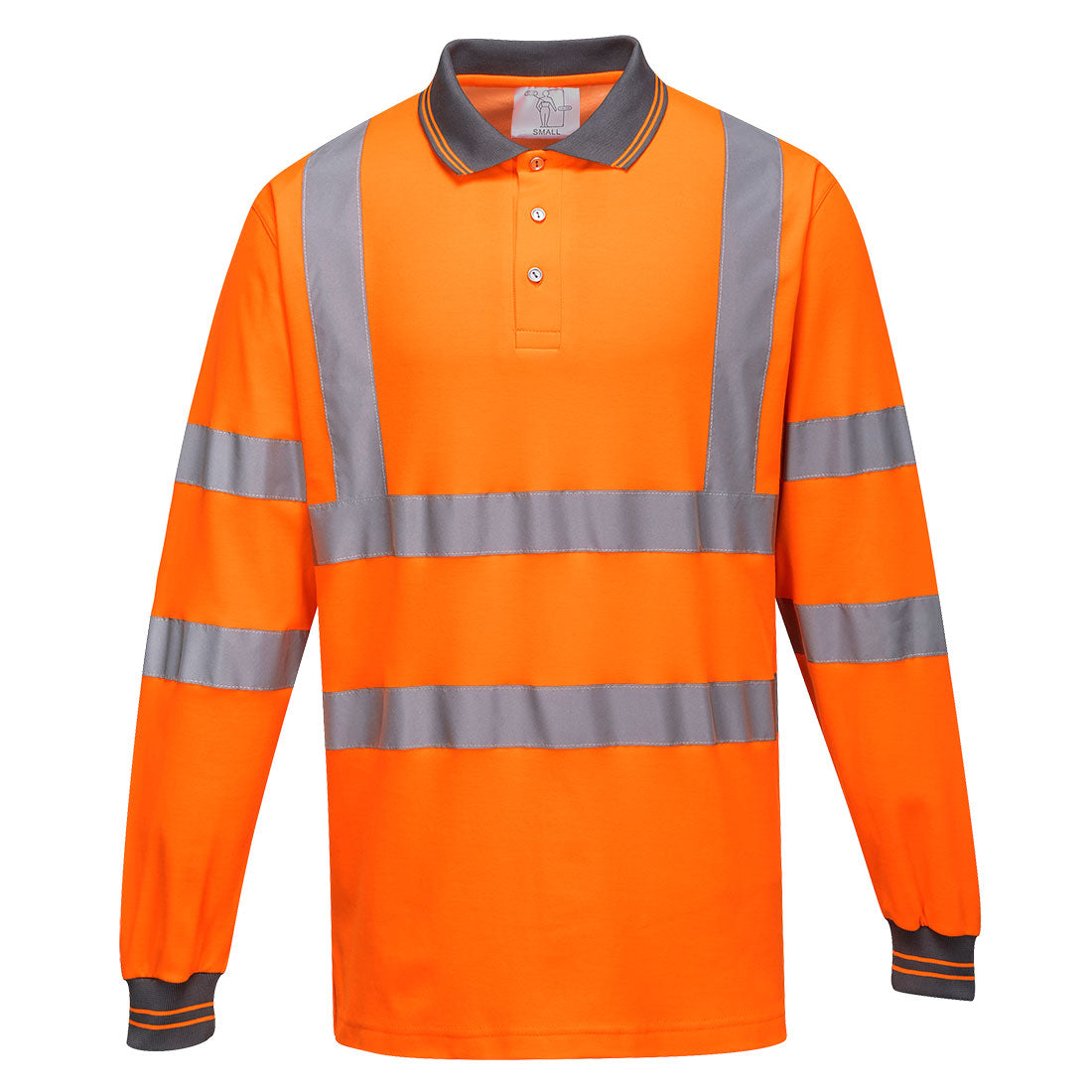 Portwest S271 — Hi-Vis Cotton Comfort Polo Shirt L/S