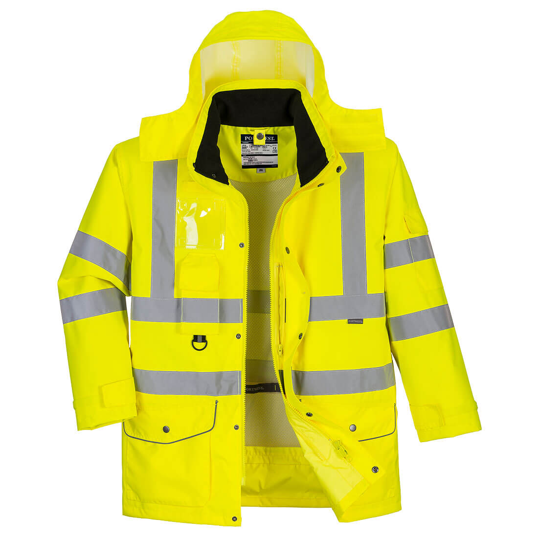 Portwest S427 — Hi-Vis Breathable 7-in-1 Traffic Jacket