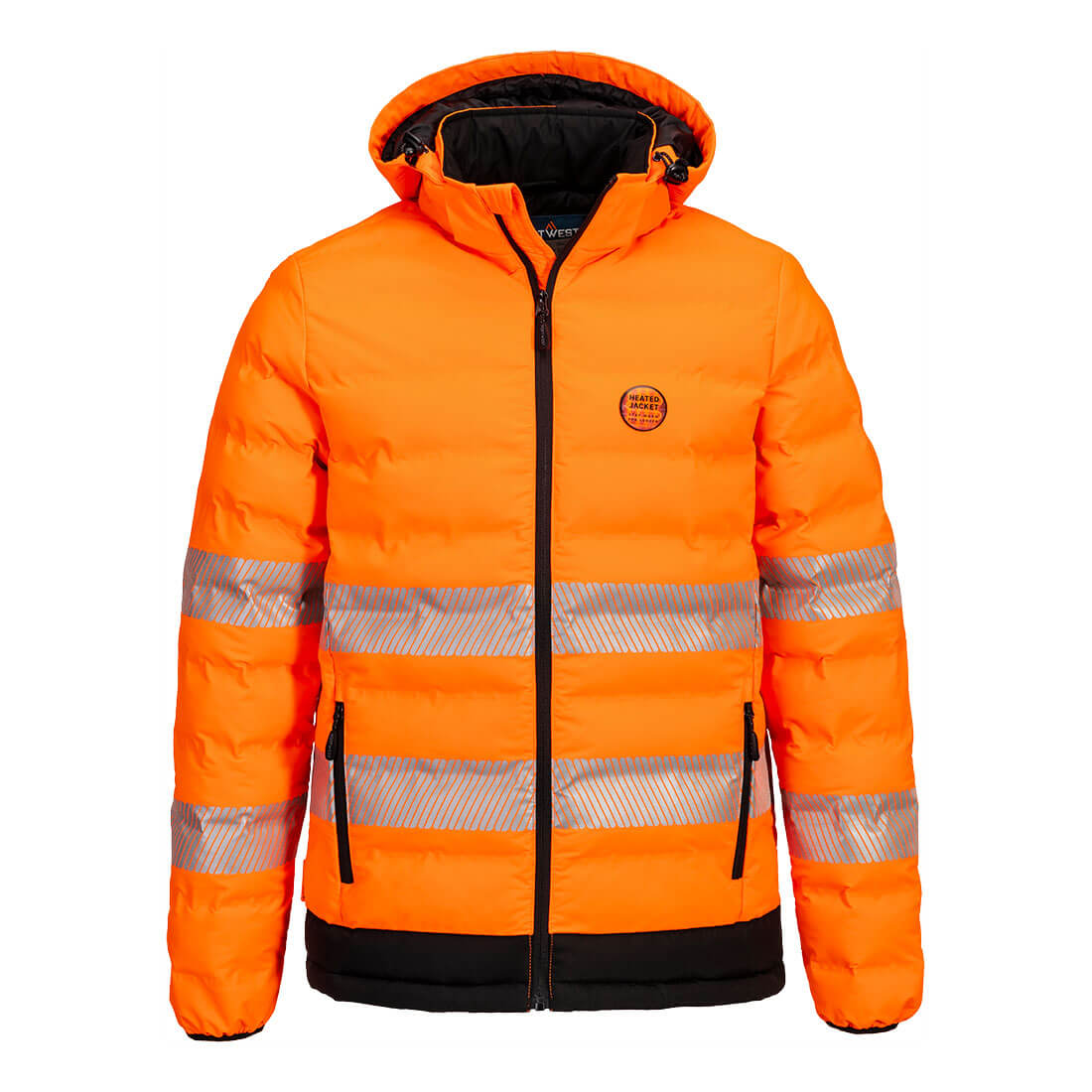Portwest S548 — Hi-Vis Ultrasonic Heated Tunnel Jacket