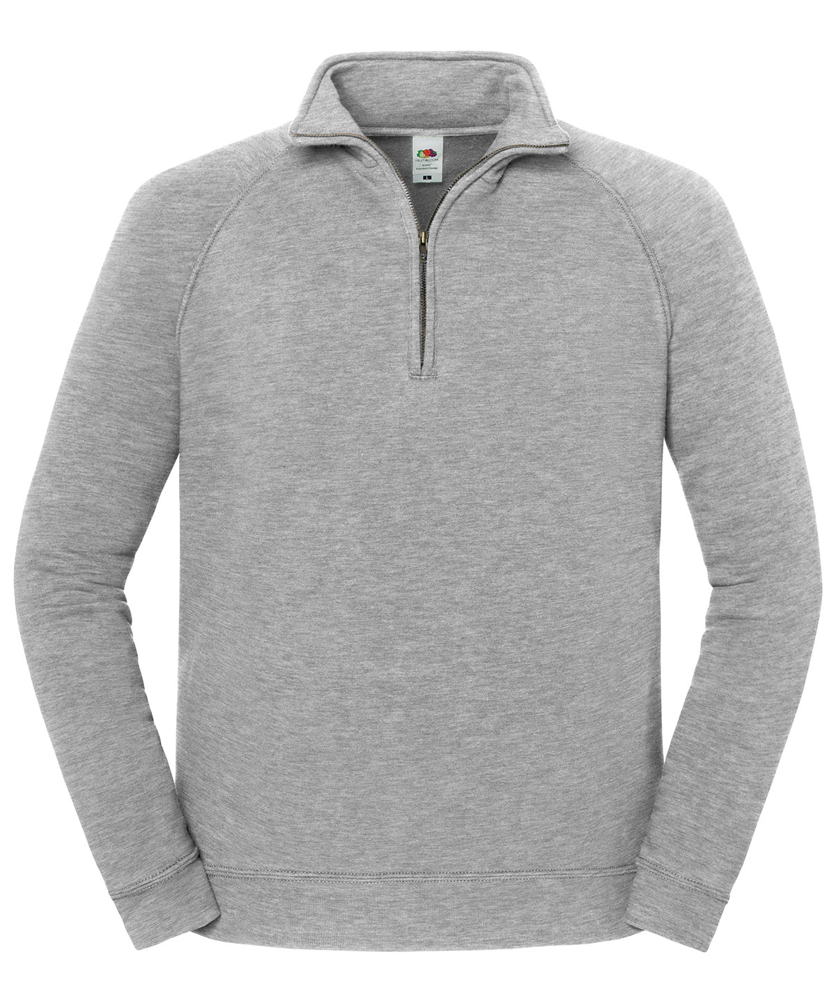 Fruit of the Loom SS444 — Iconic premium zip-neck sweat