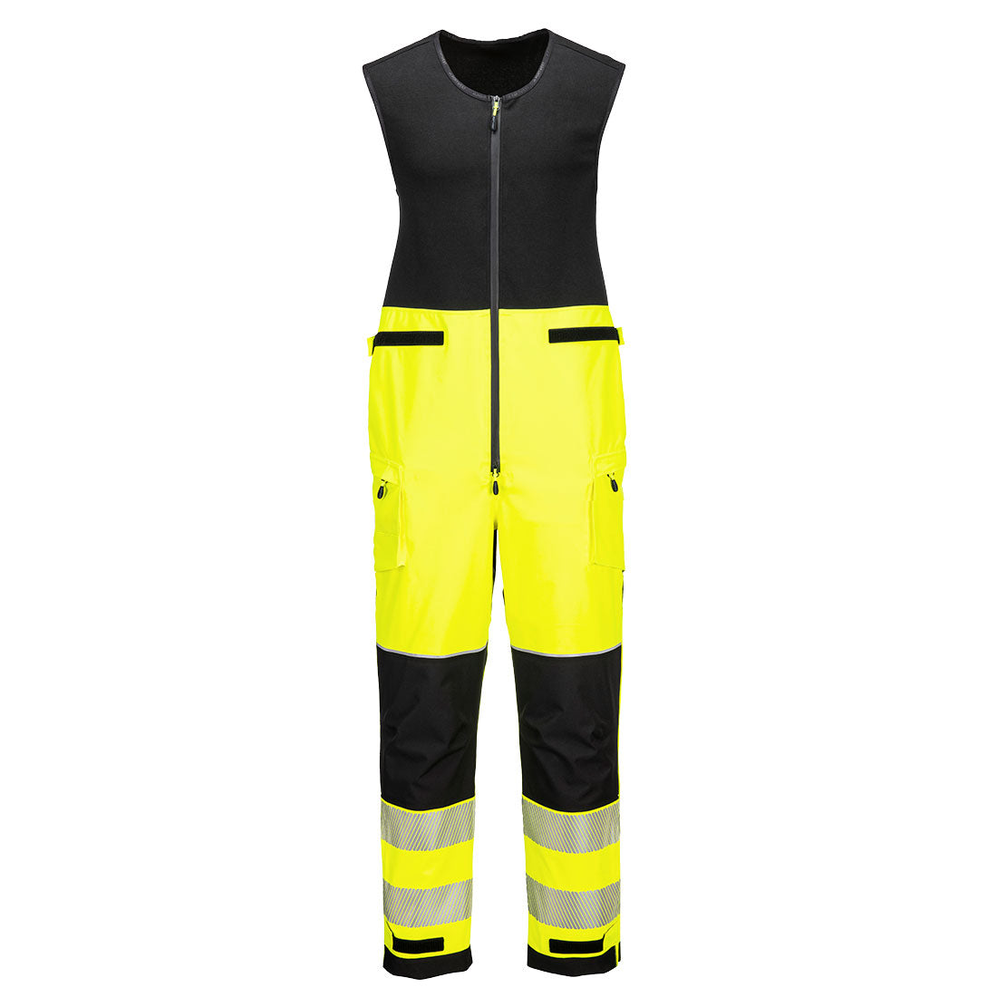 Portwest T150 — PW3 Hi-Vis Rain Salopettes (3L)