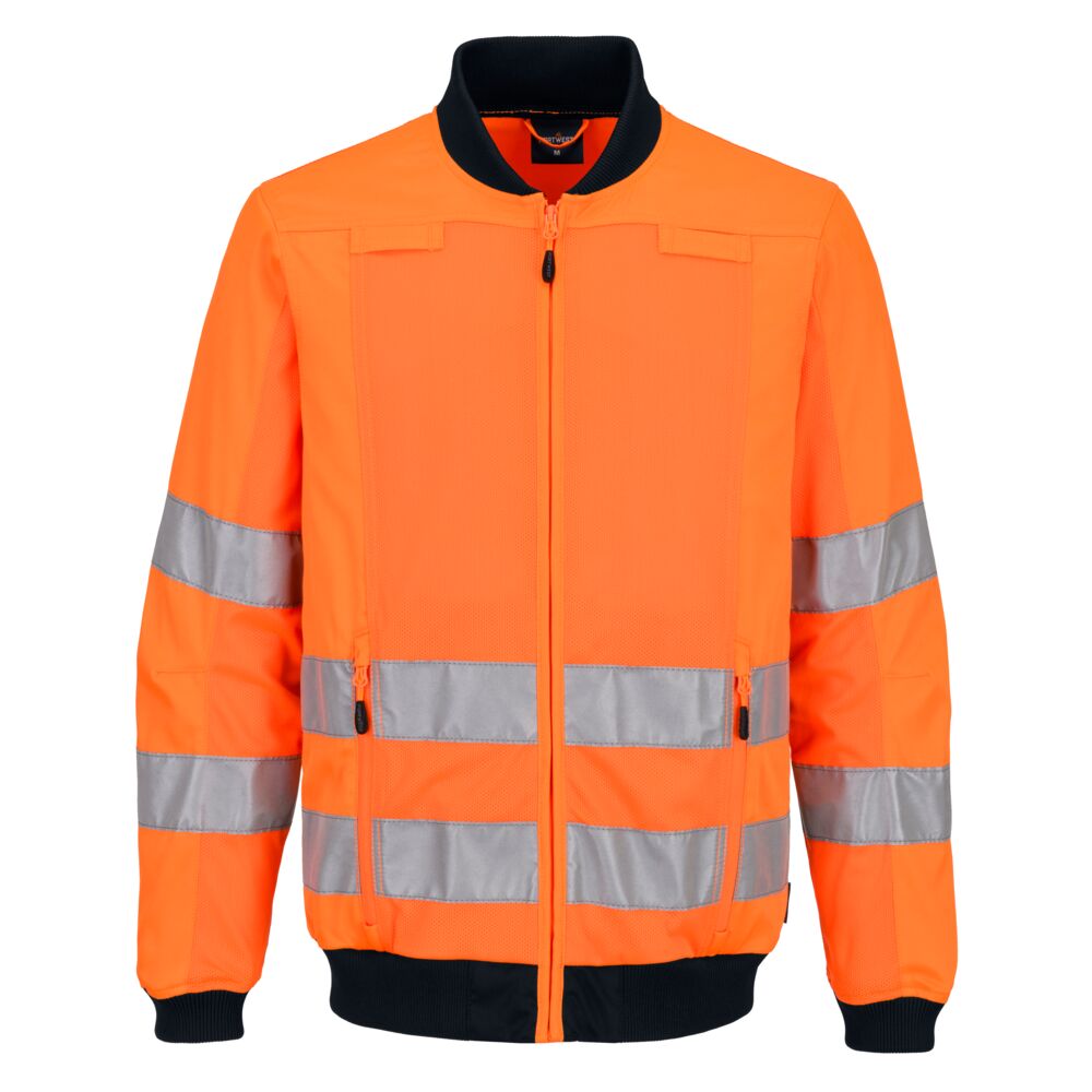 Portwest T164 — Hi-Vis Mesh Panel Work Jacket