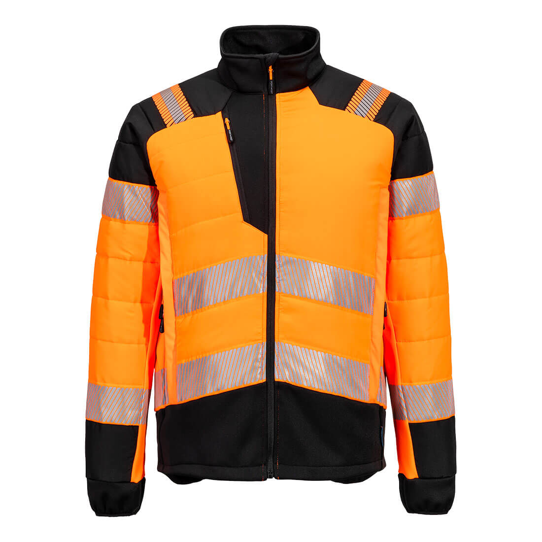 Portwest T170 — PW3 Hi-Vis Hybrid Baffle Jacket
