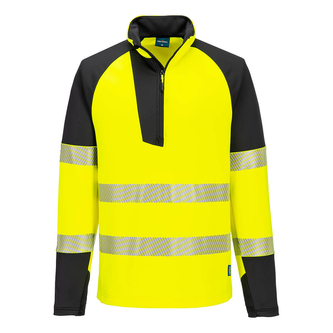 Portwest T172 — PW3 Hi-Vis 1/4 Zip Sweatshirt