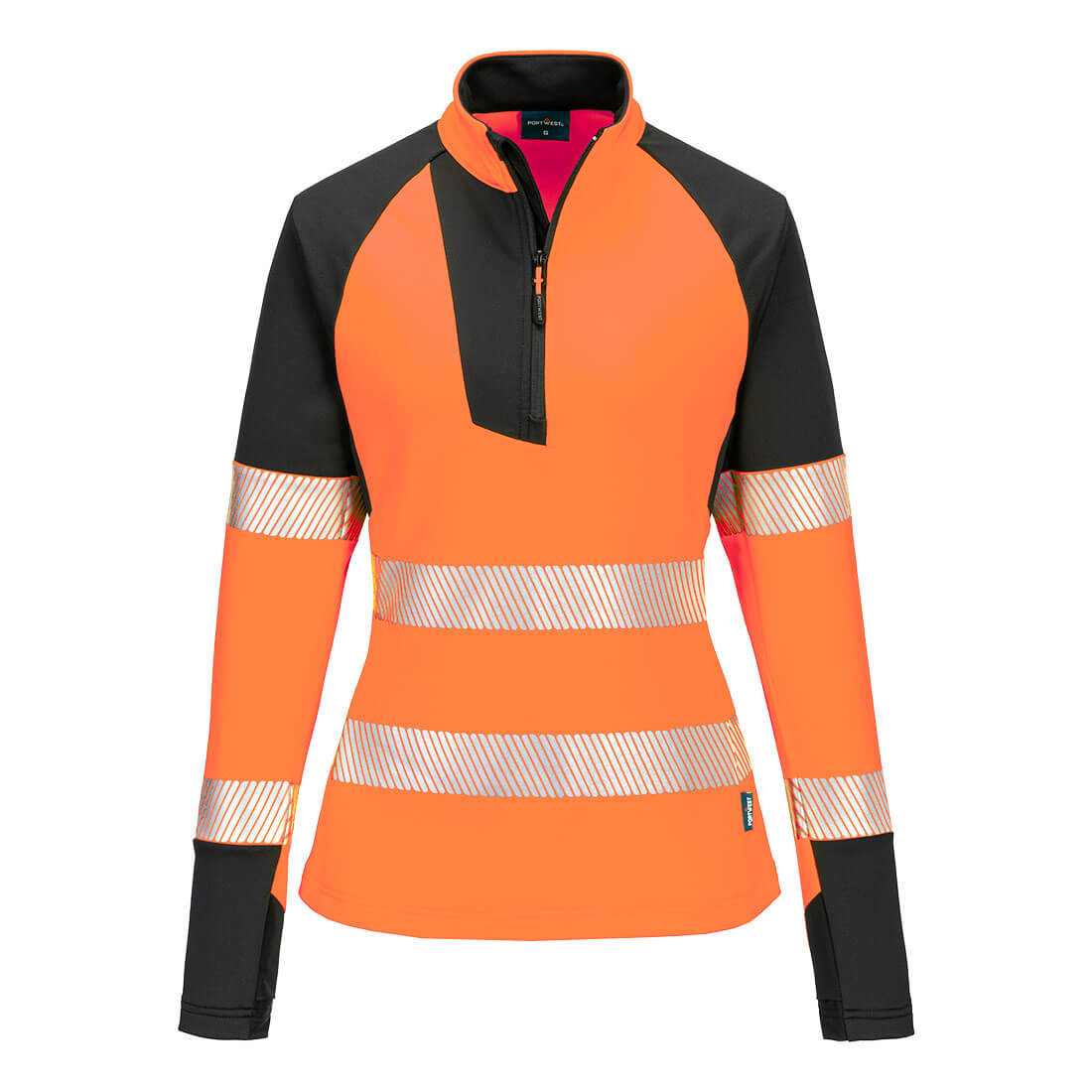 Portwest T173 — PW3 Hi-Vis Women's 1/4 Zip Sweatshirt