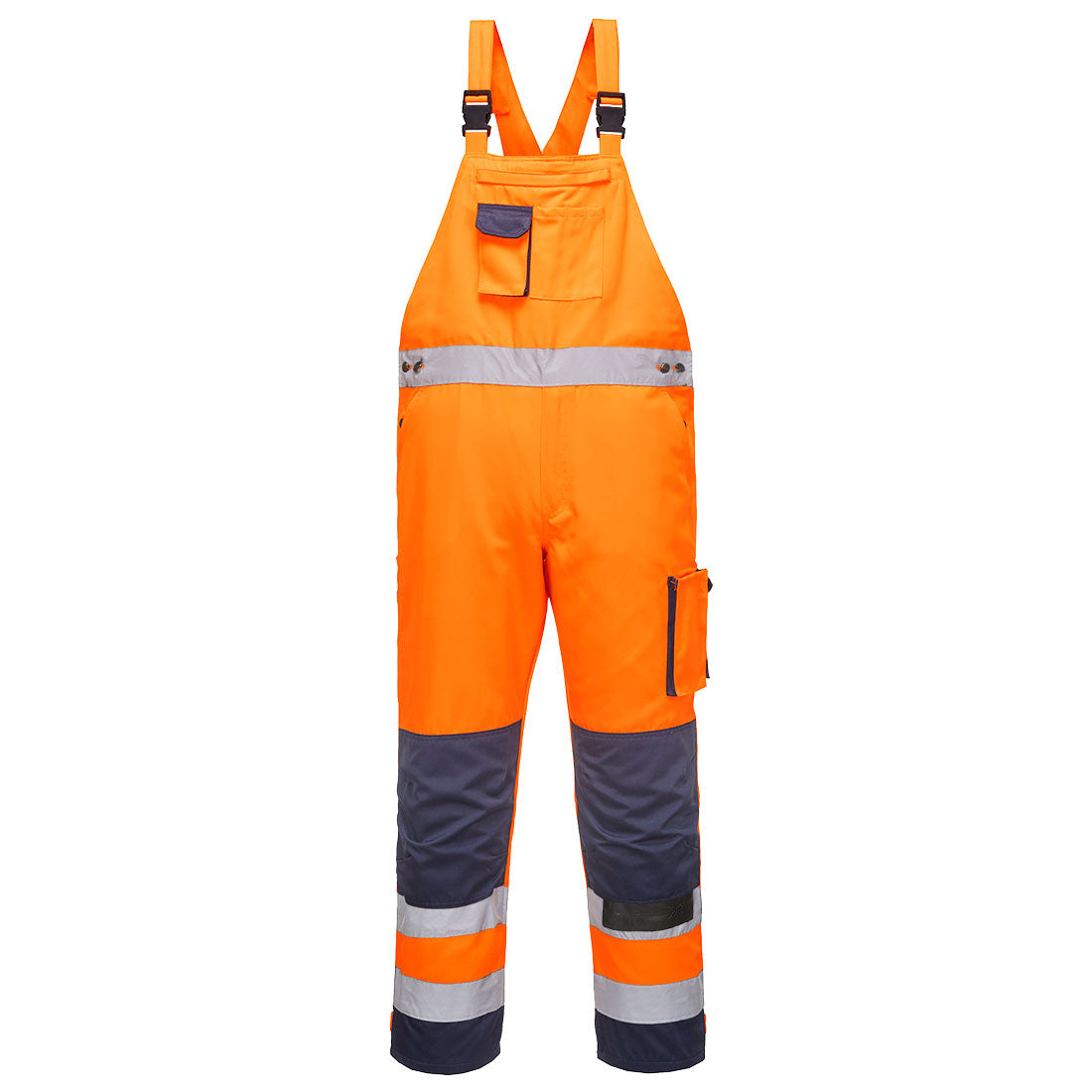 Portwest TX52 — Dijon Hi-Vis Contrast Work Bib and Brace