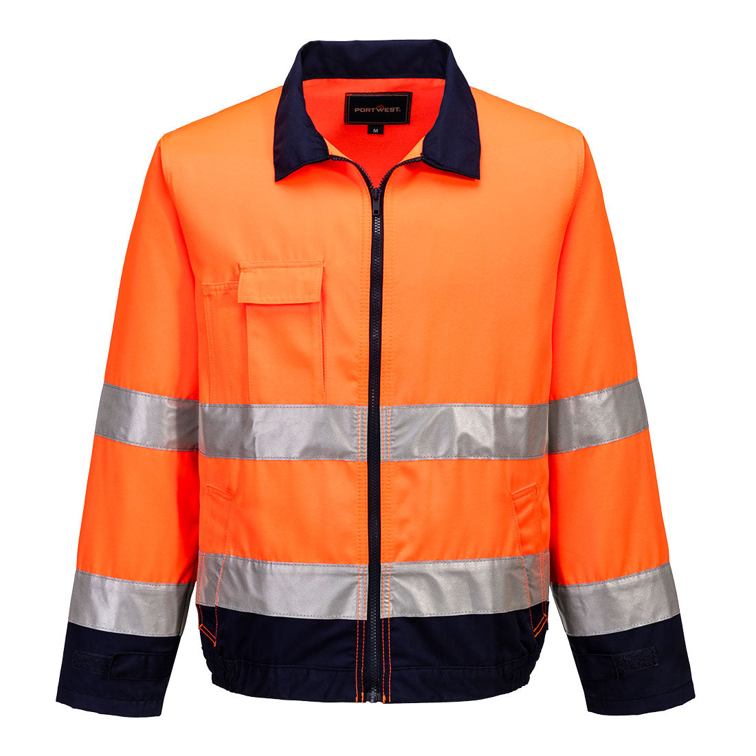 Portwest TX70 — Madrid Hi-Vis Contrast Bomber Jacket