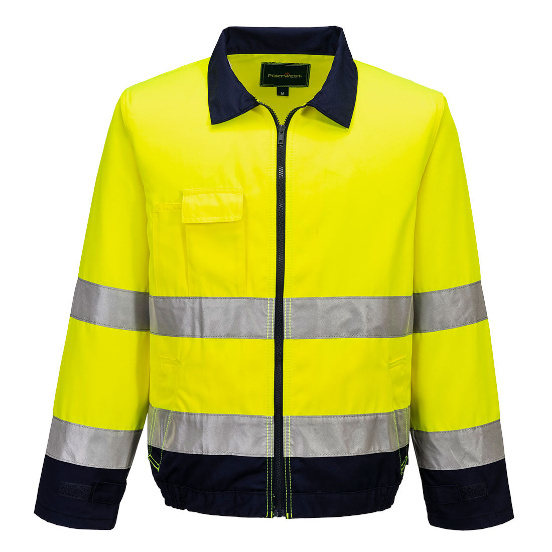 Portwest TX70 — Madrid Hi-Vis Contrast Bomber Jacket