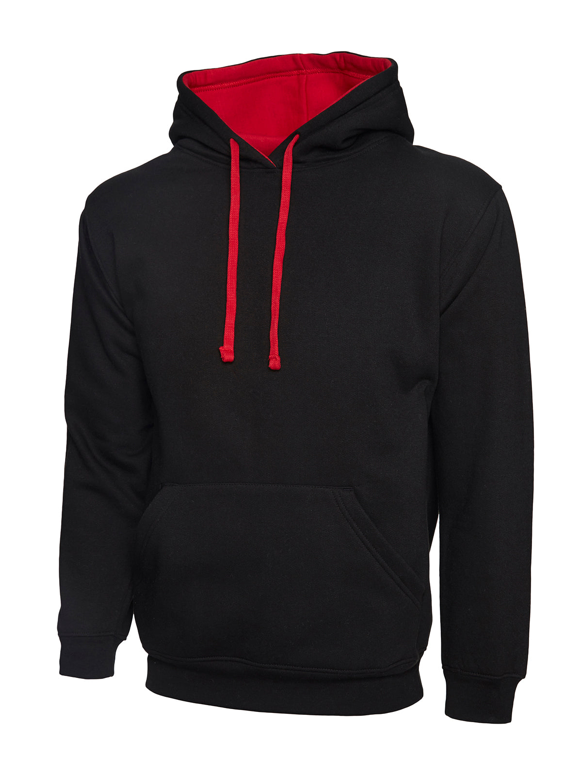 Uneek UC507 — 300GSM Contrast Hooded Sweatshirt