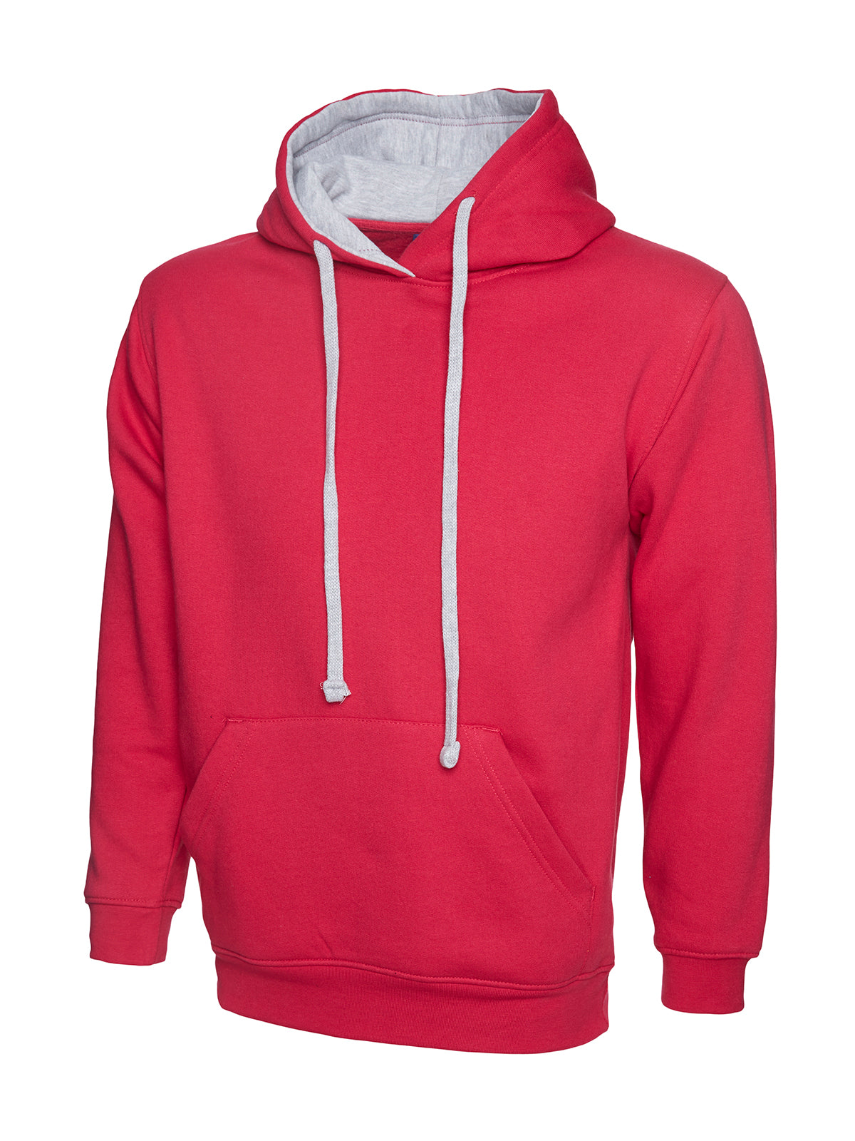 Uneek UC507 — 300GSM Contrast Hooded Sweatshirt