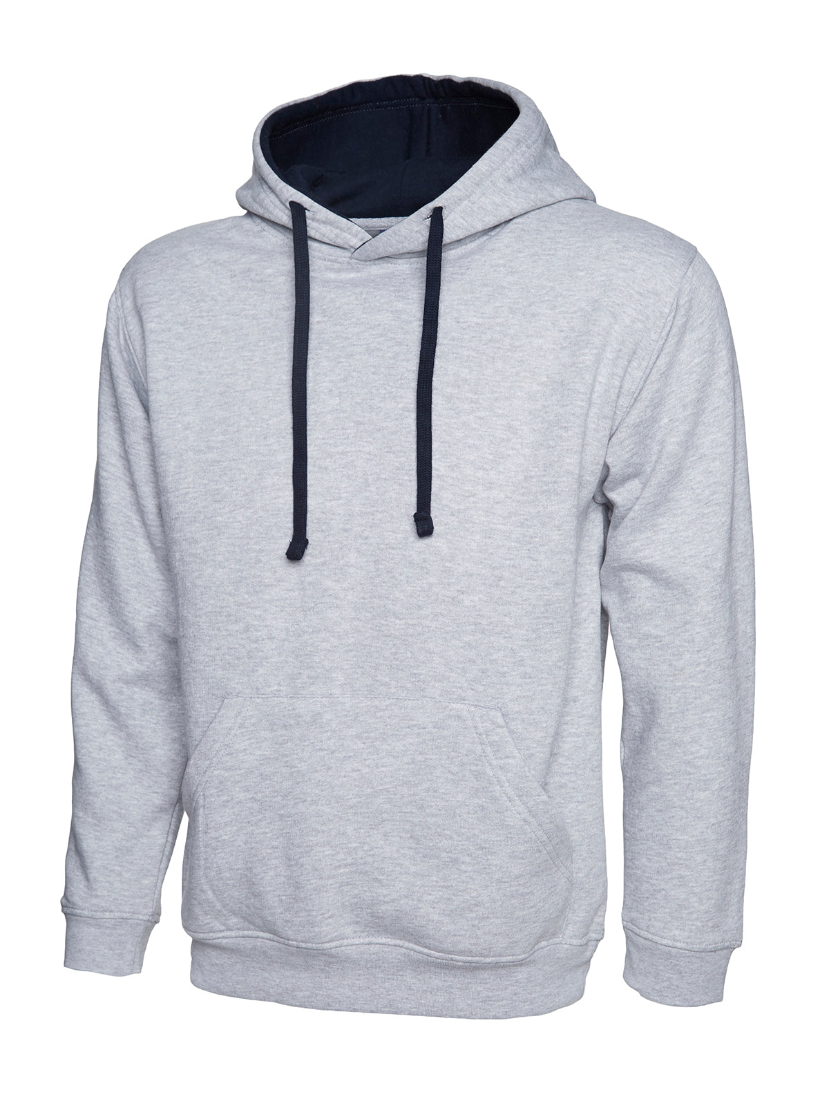 Uneek UC507 — 300GSM Contrast Hooded Sweatshirt