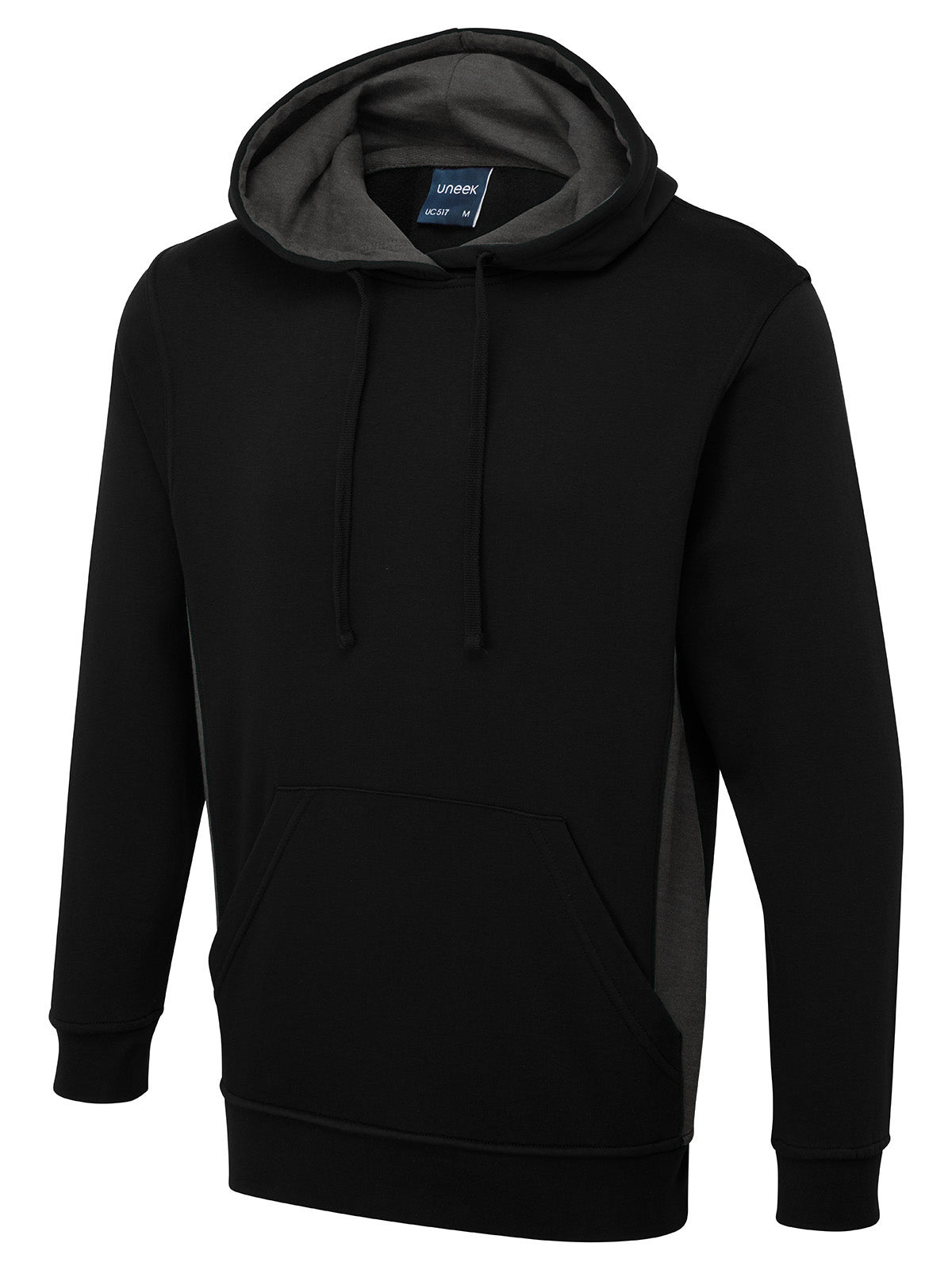 Uneek UC517 — 280GSM Two Tone Hooded Sweatshirt