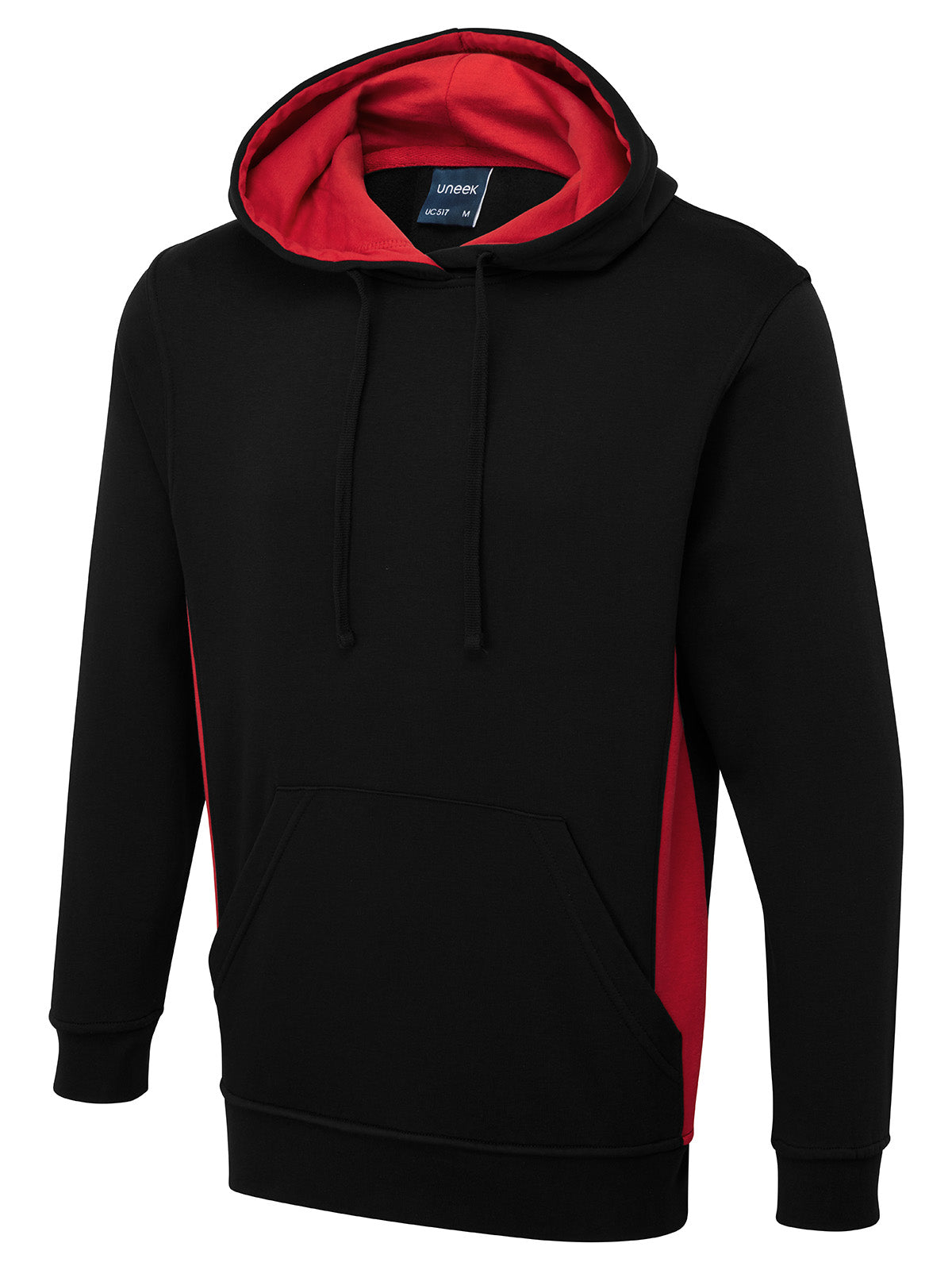 Uneek UC517 — 280GSM Two Tone Hooded Sweatshirt