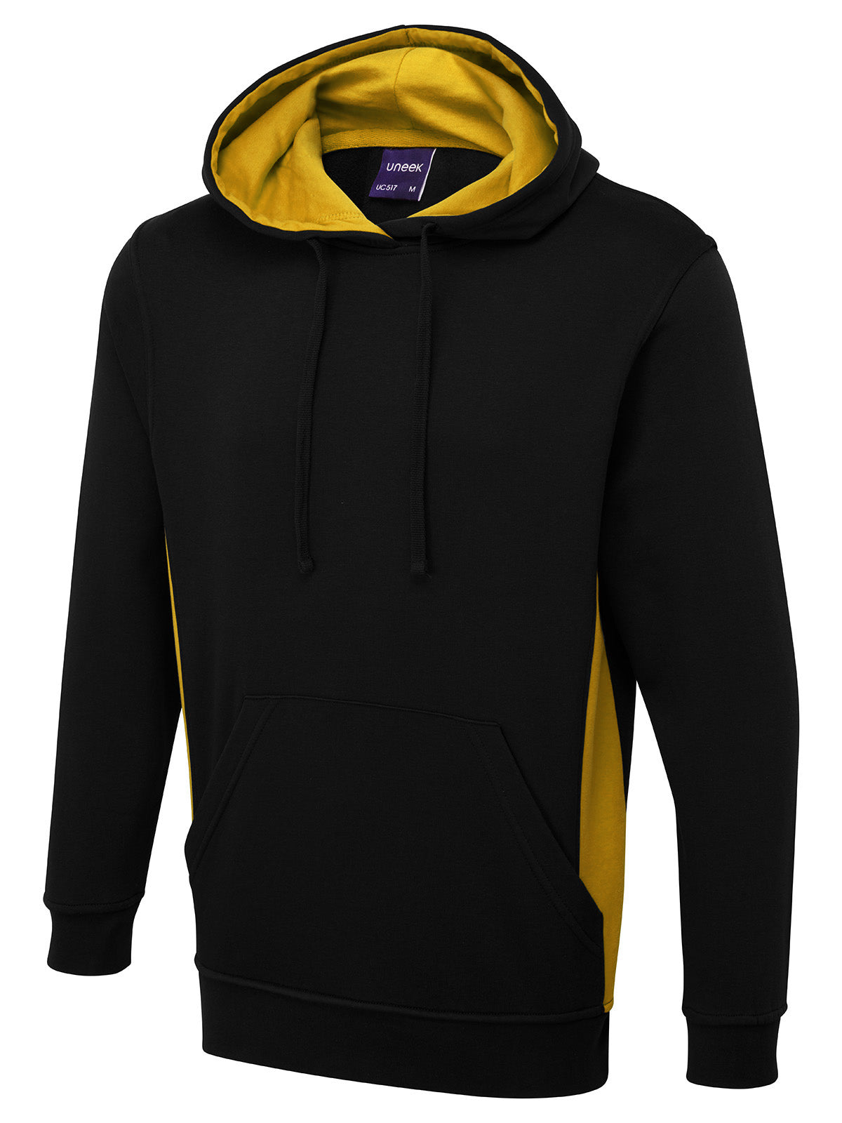 Uneek UC517 — 280GSM Two Tone Hooded Sweatshirt