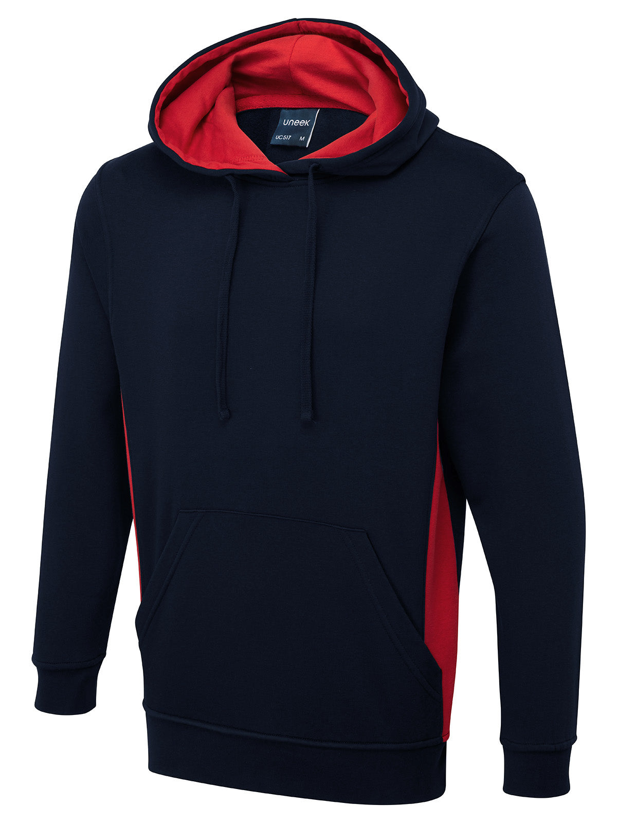 Uneek UC517 — 280GSM Two Tone Hooded Sweatshirt