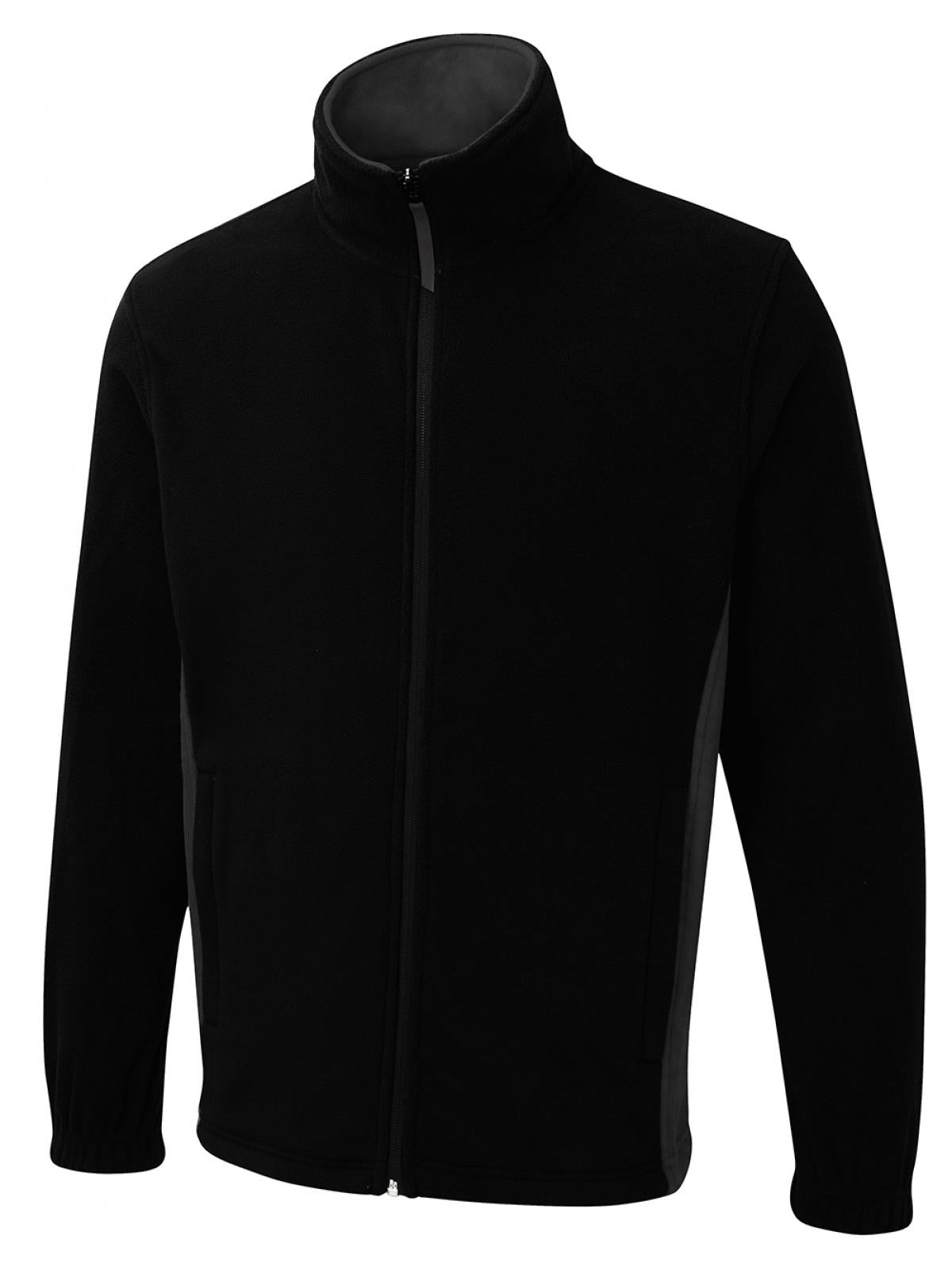 Uneek UC617 — 280GSM Two Tone Full Zip Fleece Jacket